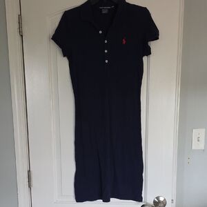 Ralph Lauren Spirt Navy Dress